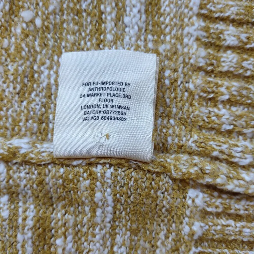 Anthropologie Abigail Boho Long Cardigan Patch Pockets Cabincore Praire Small - Picture 11 of 11